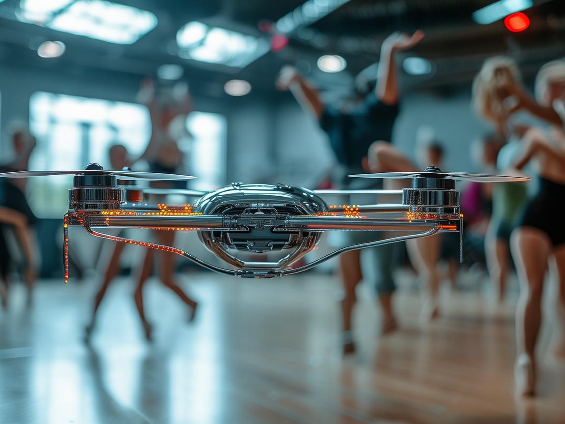 金属材质无人机助力舞蹈室创新教学