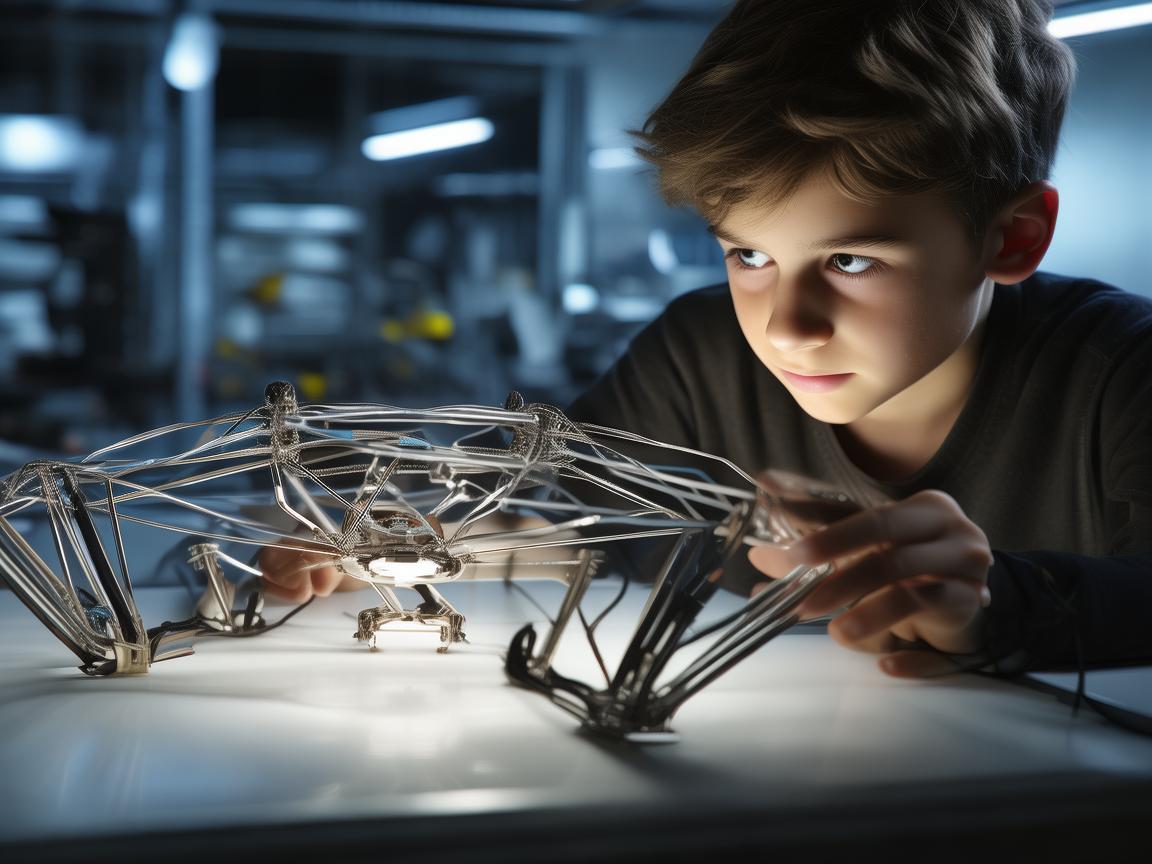 金属材质无人机，学生探索科技的新伙伴