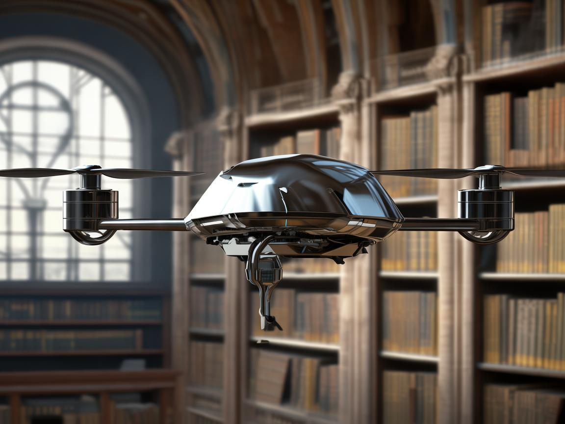 金属材质无人机在大学图书馆的应用探索