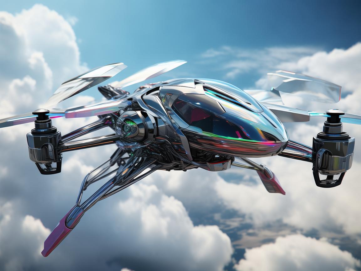 金属材质无人机，披上科技大衣展翅翱翔