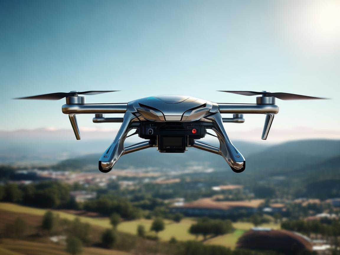 金属材质无人机助力导游新体验