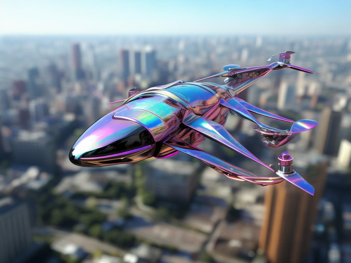 金属材质无人机，科技与比基尼的奇妙融合