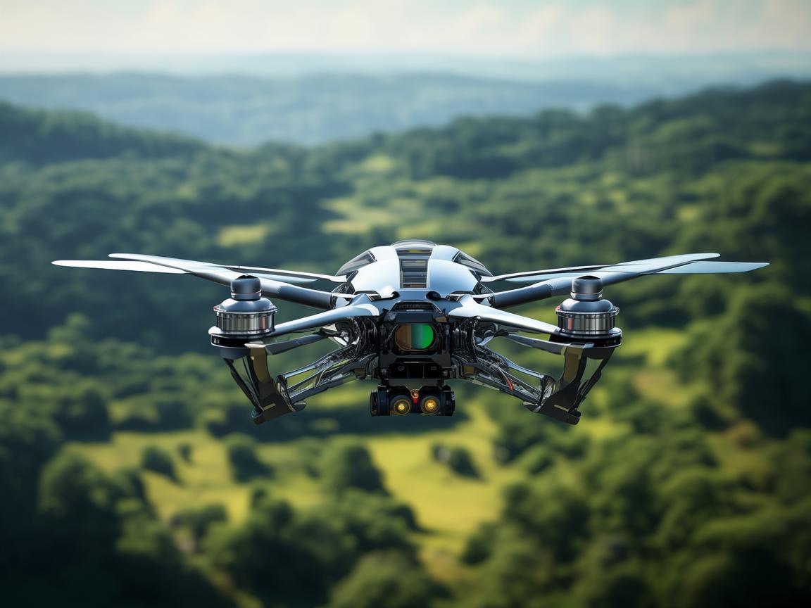 金属材质无人机助力环境监测