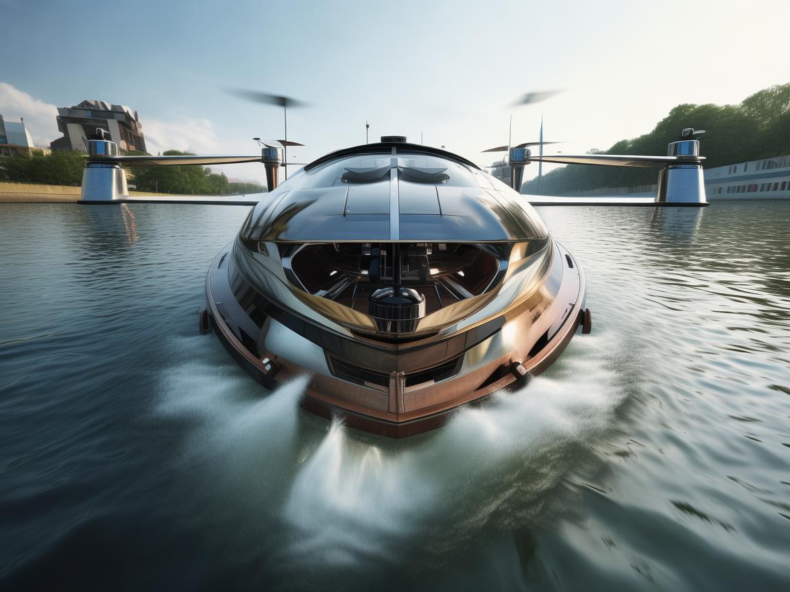 金属材质无人机助力拖船作业新变革