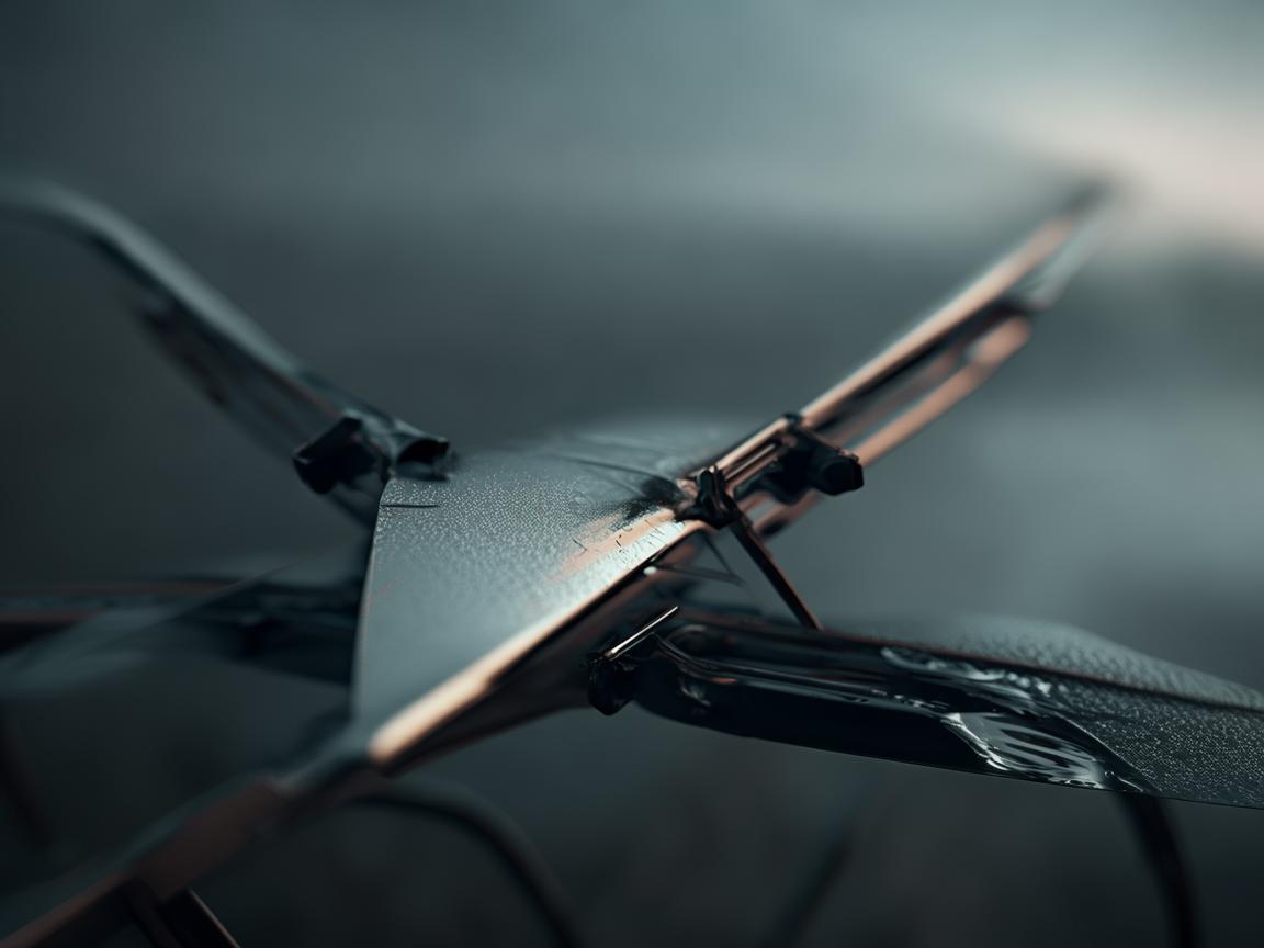 金属材质无人机的忧郁之态