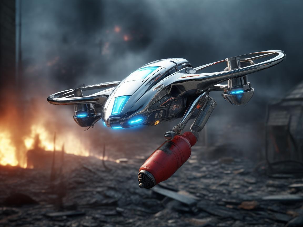 金属材质无人机与灭火器的关联