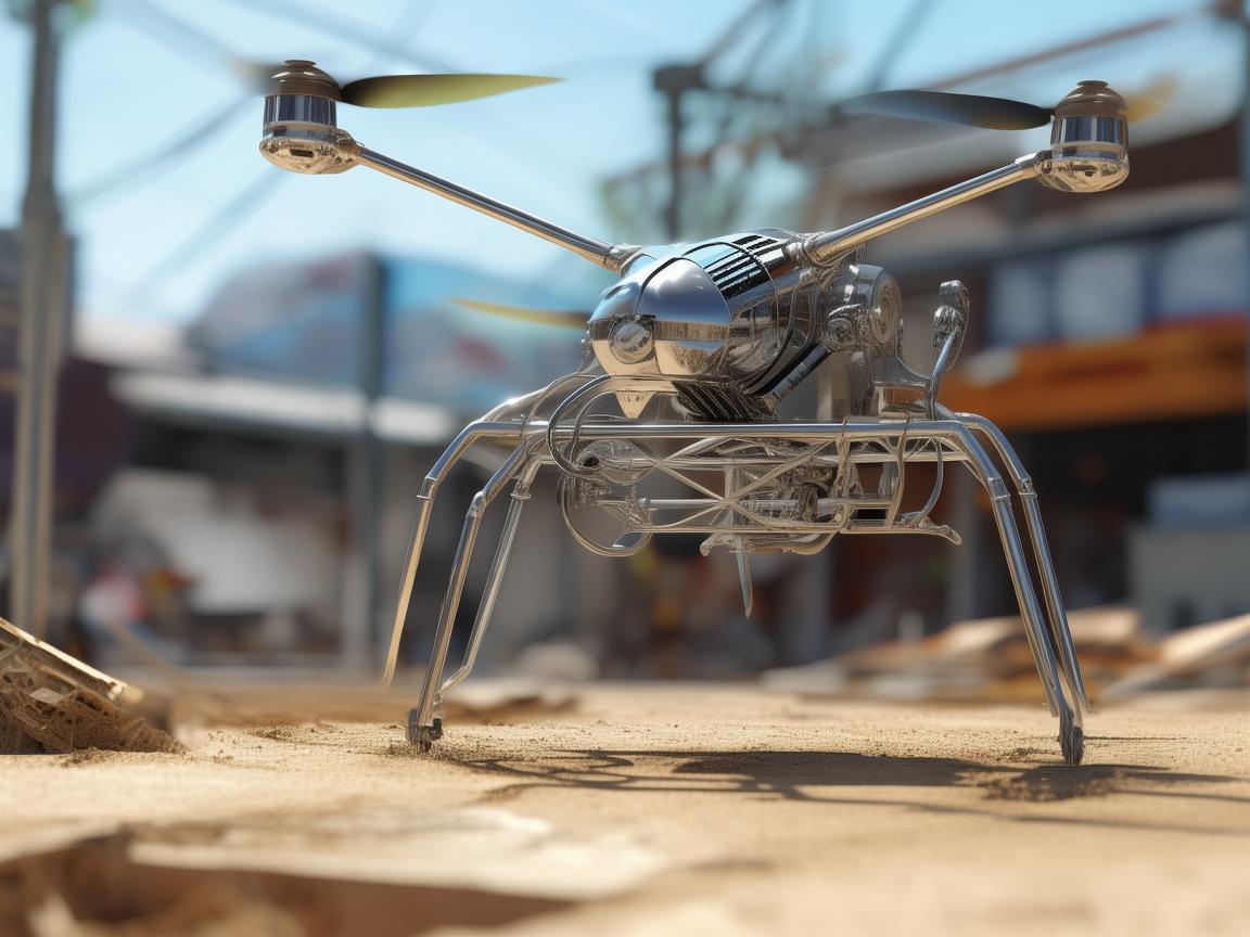 无人机金属材质助力捣固车高效作业