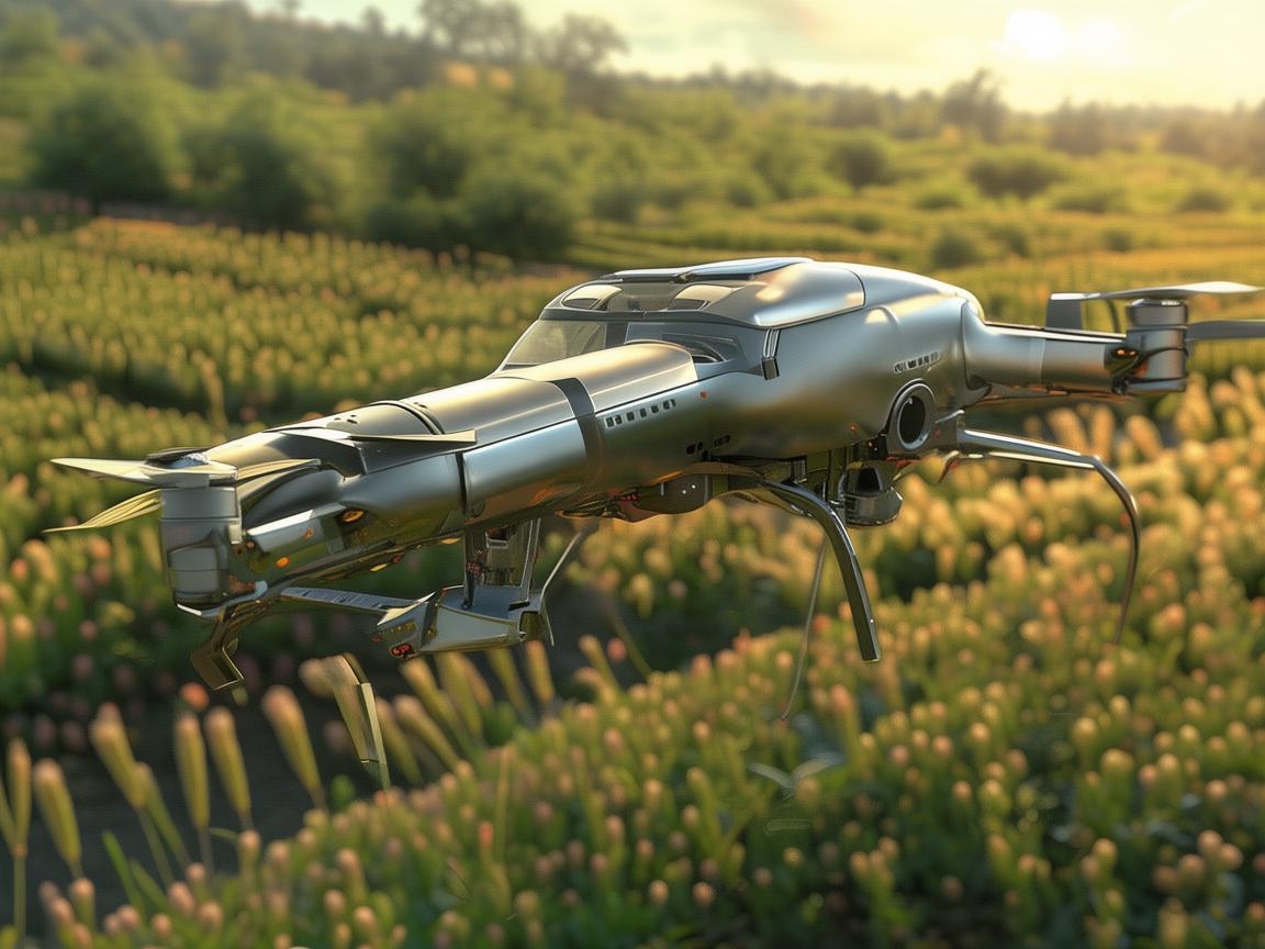 金属材质无人机助力草果监测