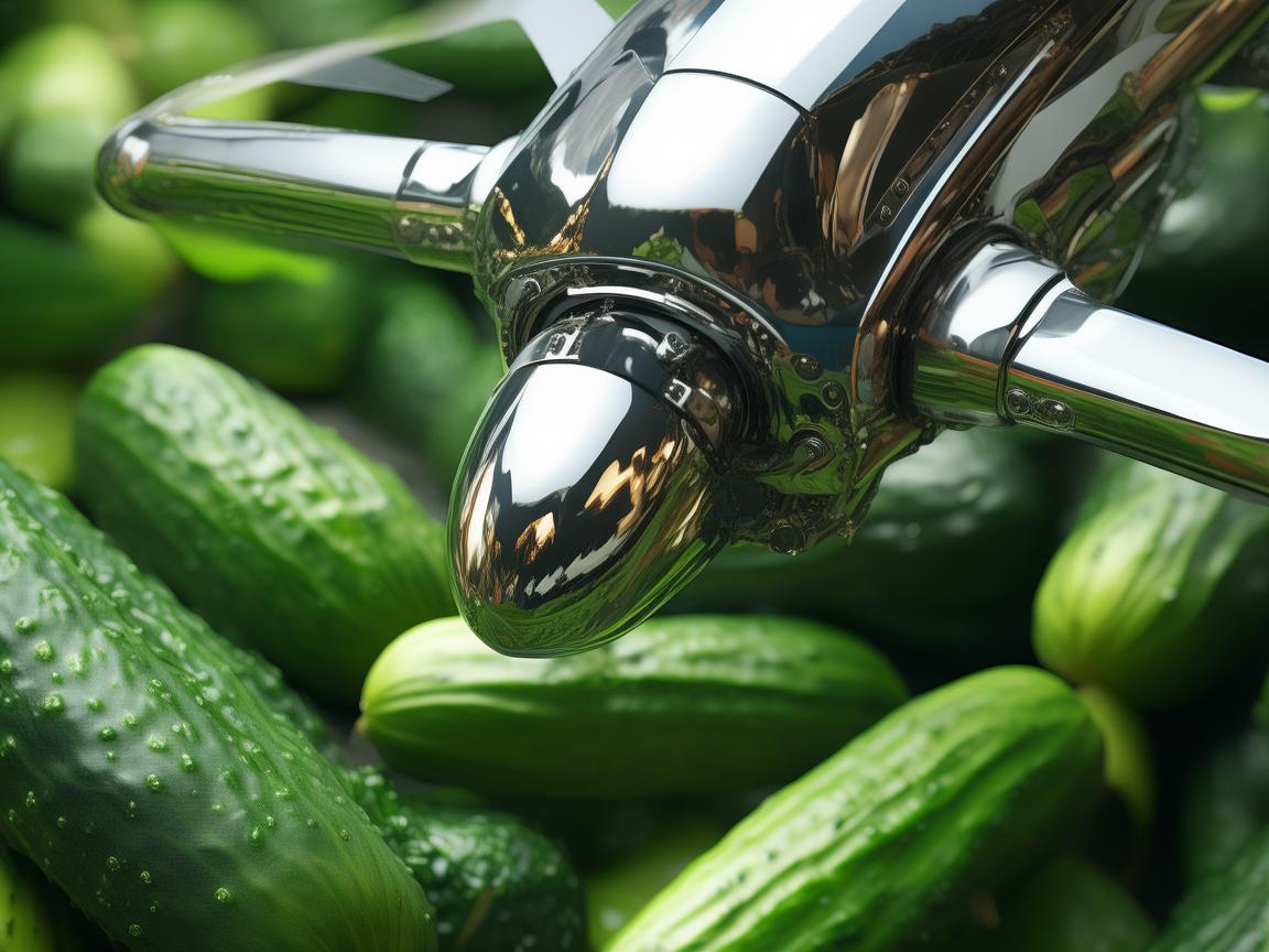 金属材质无人机与黄瓜的别样关联