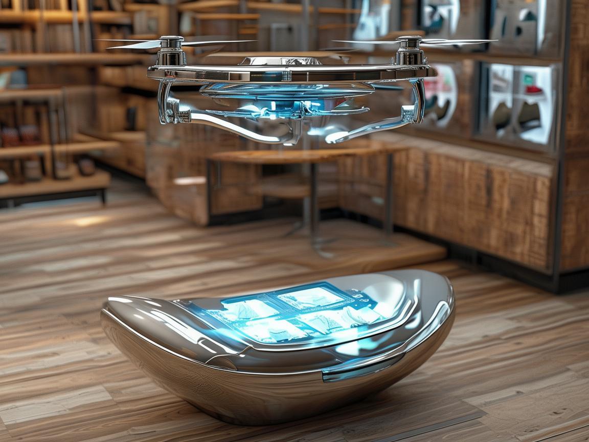 无人机金属材质与鞋店试鞋凳的创新融合