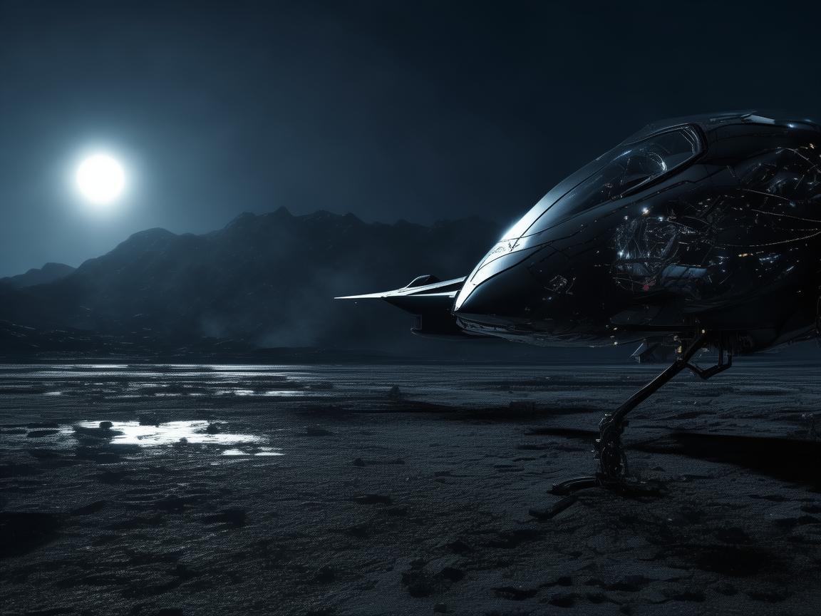 深夜下的无人机金属材质探秘