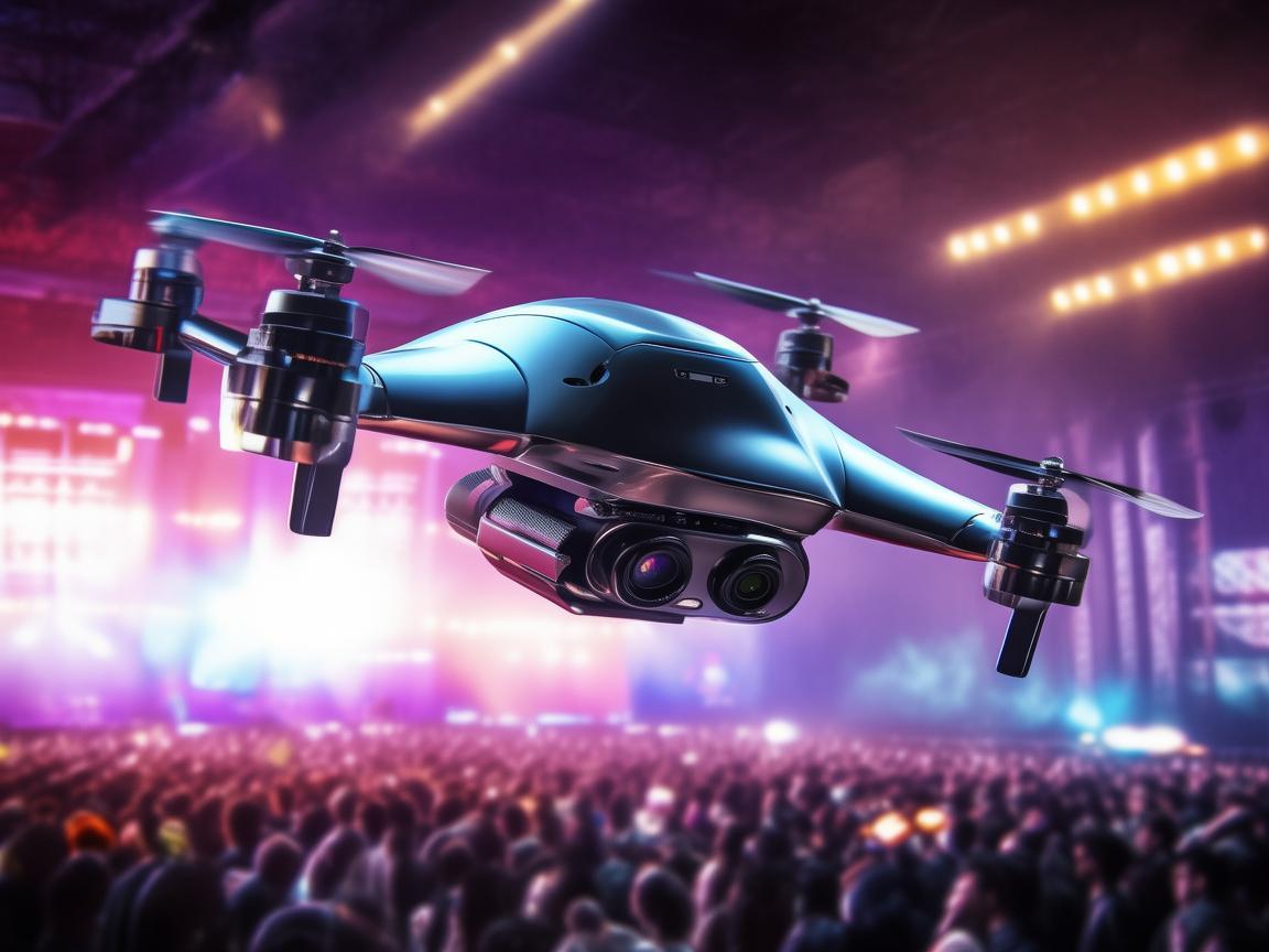 金属材质无人机助力演唱会巡演精彩升级