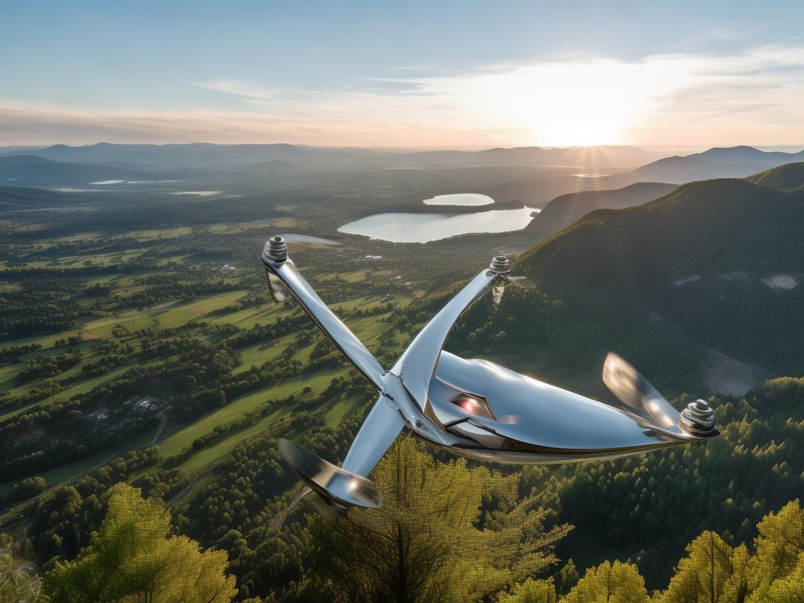 金属材质无人机助力风景区观景台俯瞰之美